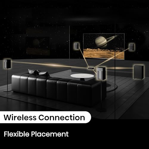 4.1.2Ch Sound Bar with Wireless Subwoofer, Dolby Atmos, DTS:X, Bluetooth 5.3, 4K HDMI Pass Through, HDMI/AUX/ARC/Optical/USB V741