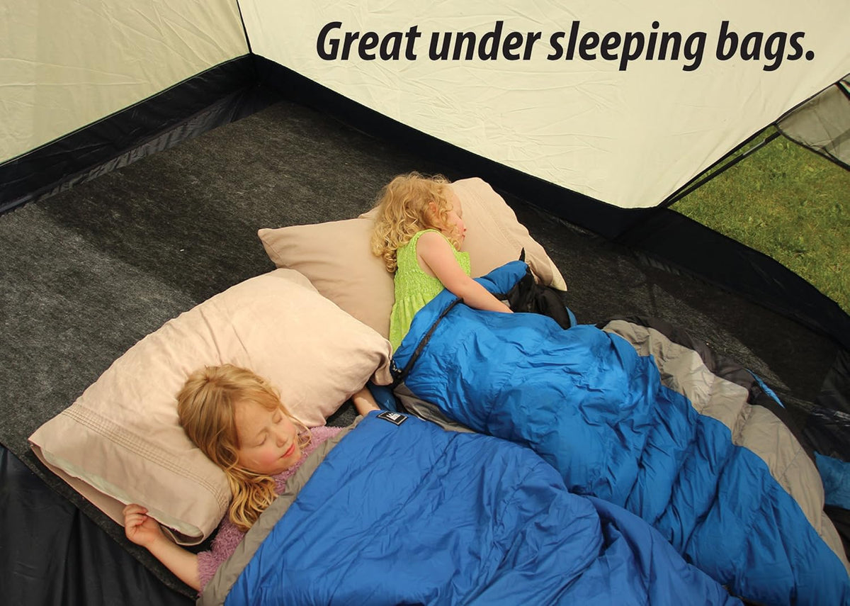 Camping Tent Carpet Mat, 7'4 x 8'4 Pack of 2 R403