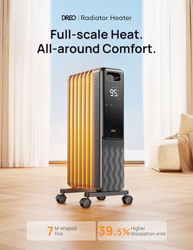 1500W Oil Filled Radiator Heater with Remote Control L366