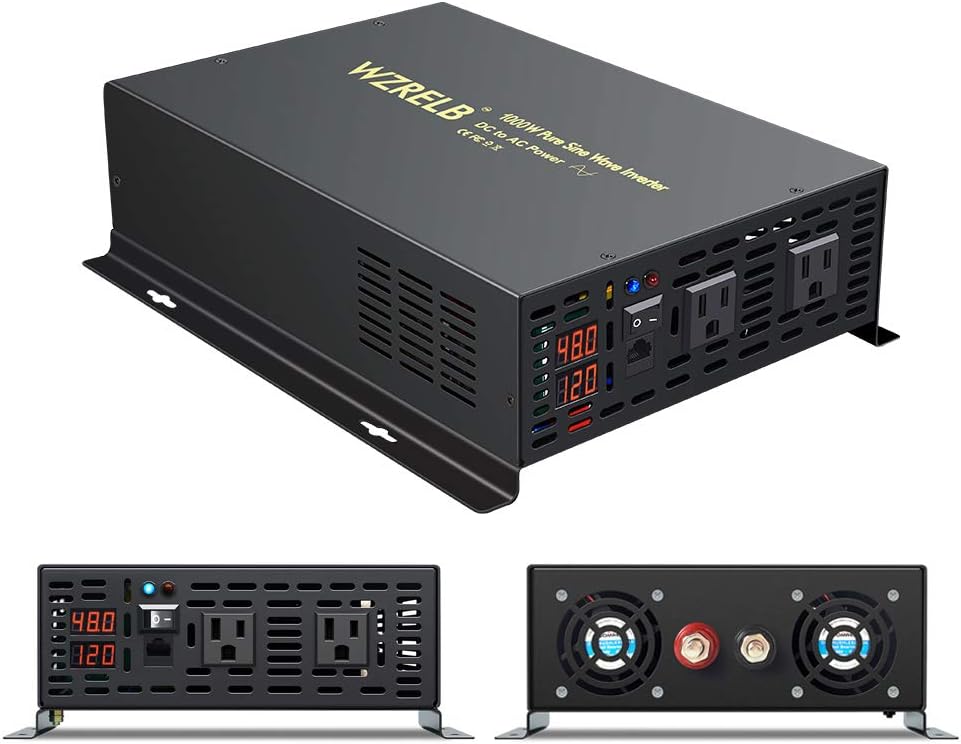 Pure Sine Wave 3500W Power Inverter with Dual AC Outlets N8788
