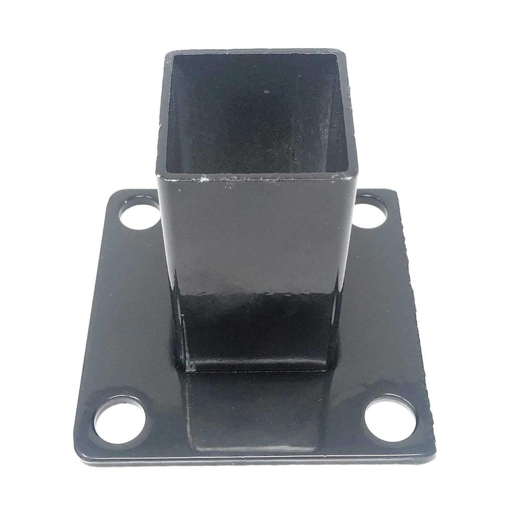 Metal Flange for 2 Square Post with Cover and 4 Pcs Anchor Bolts M6688