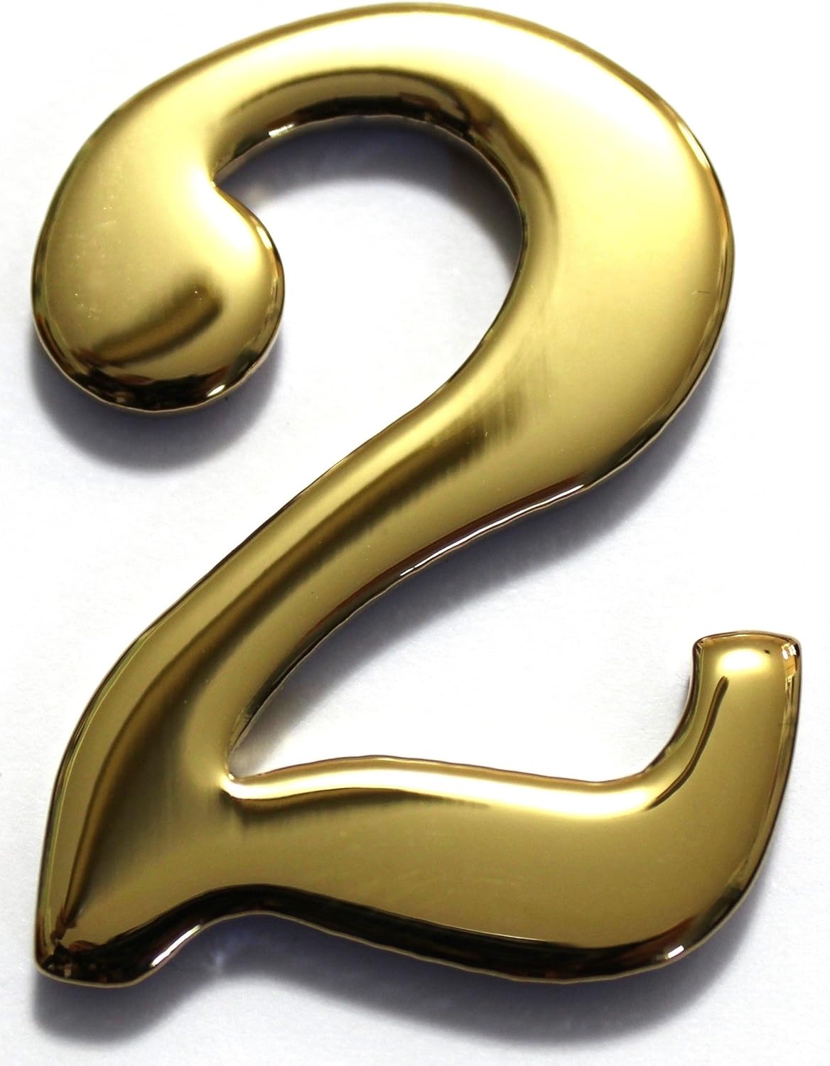 Brass Numbers 2 Inch Solid Brass Number 2 X80642