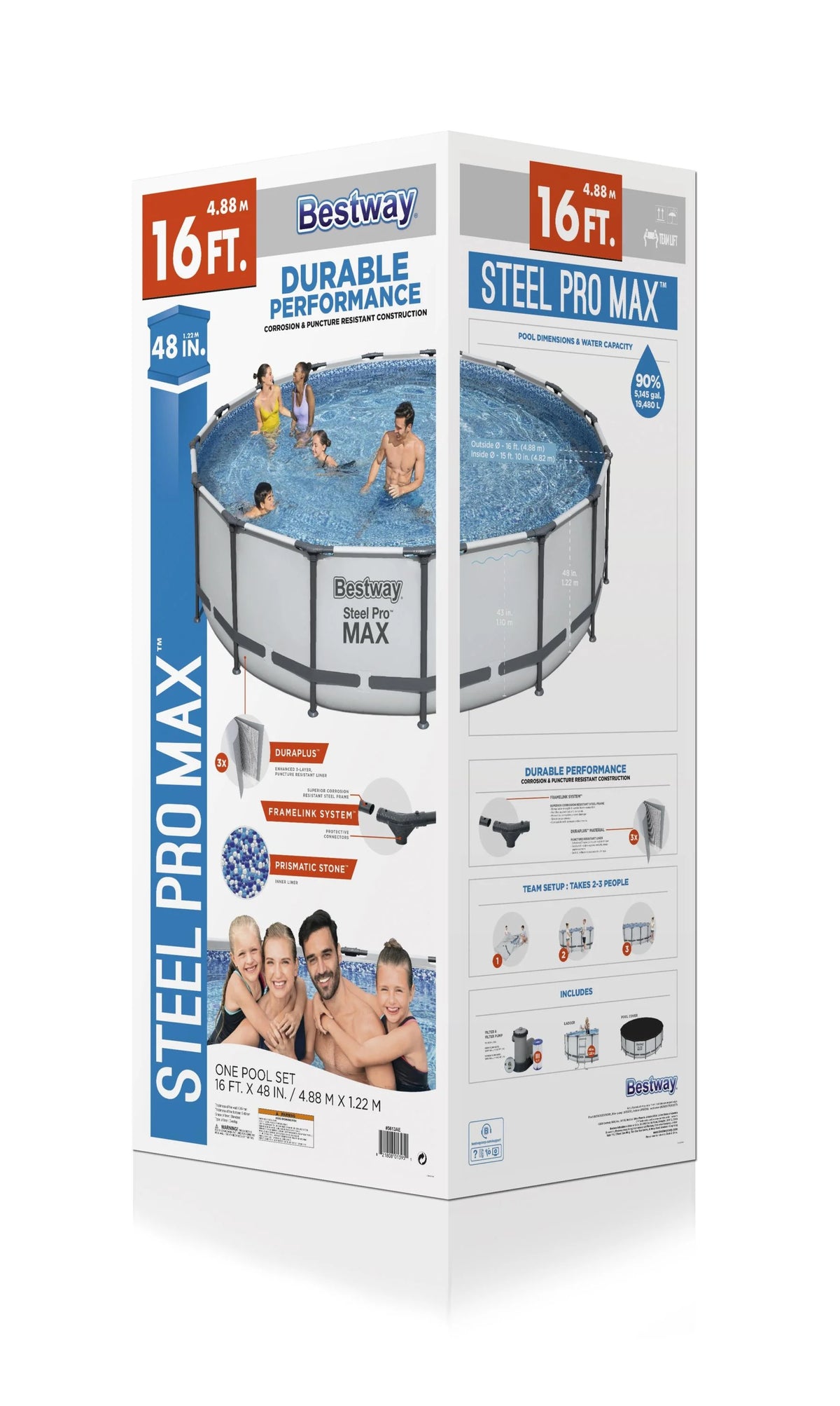 16' x 48 Round Pool Set S970