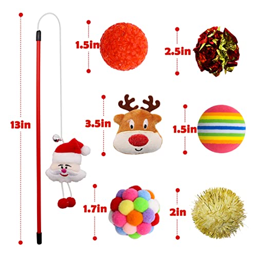 Christmas Dog Rope Toys and Bandana, 9Pcs Rope Chewing Toys X52230