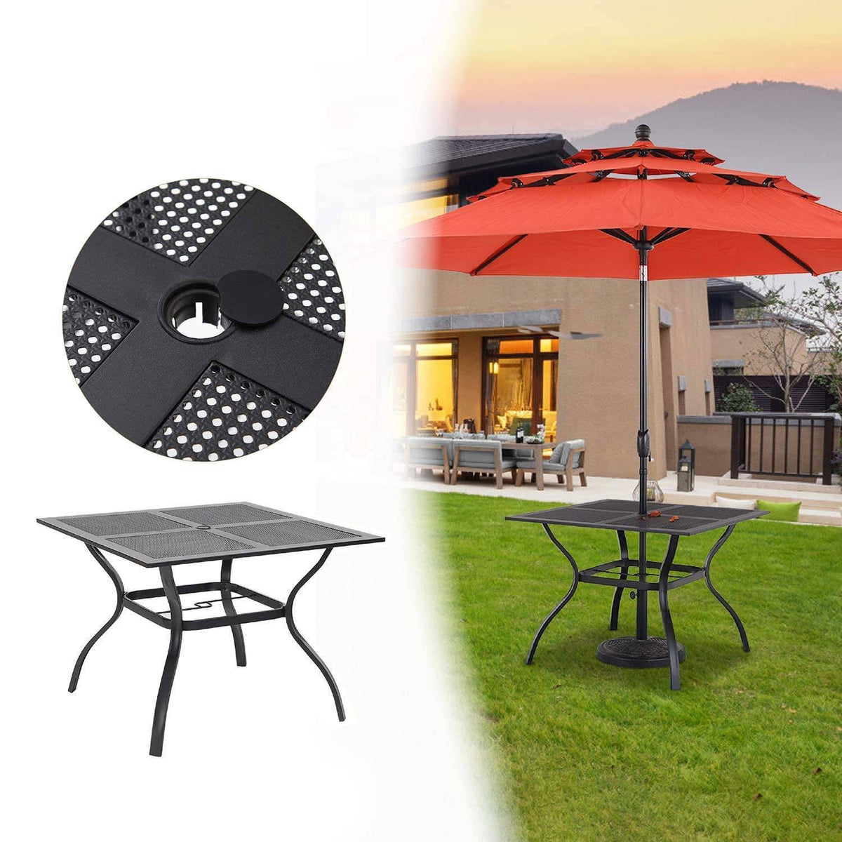 Square Patio Bistro Table H778548