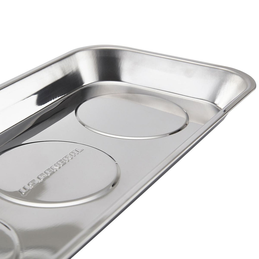 14-1/8 in. x 6-1/4 in. Magnetic Stainless Steel Parts Tray I56671