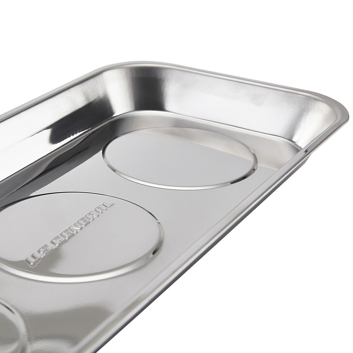 14-1/8 in. x 6-1/4 in. Magnetic Stainless Steel Parts Tray I56671