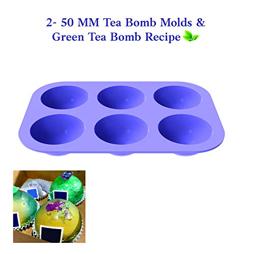Half Sphere Silicone Molds, 50 MM C820637