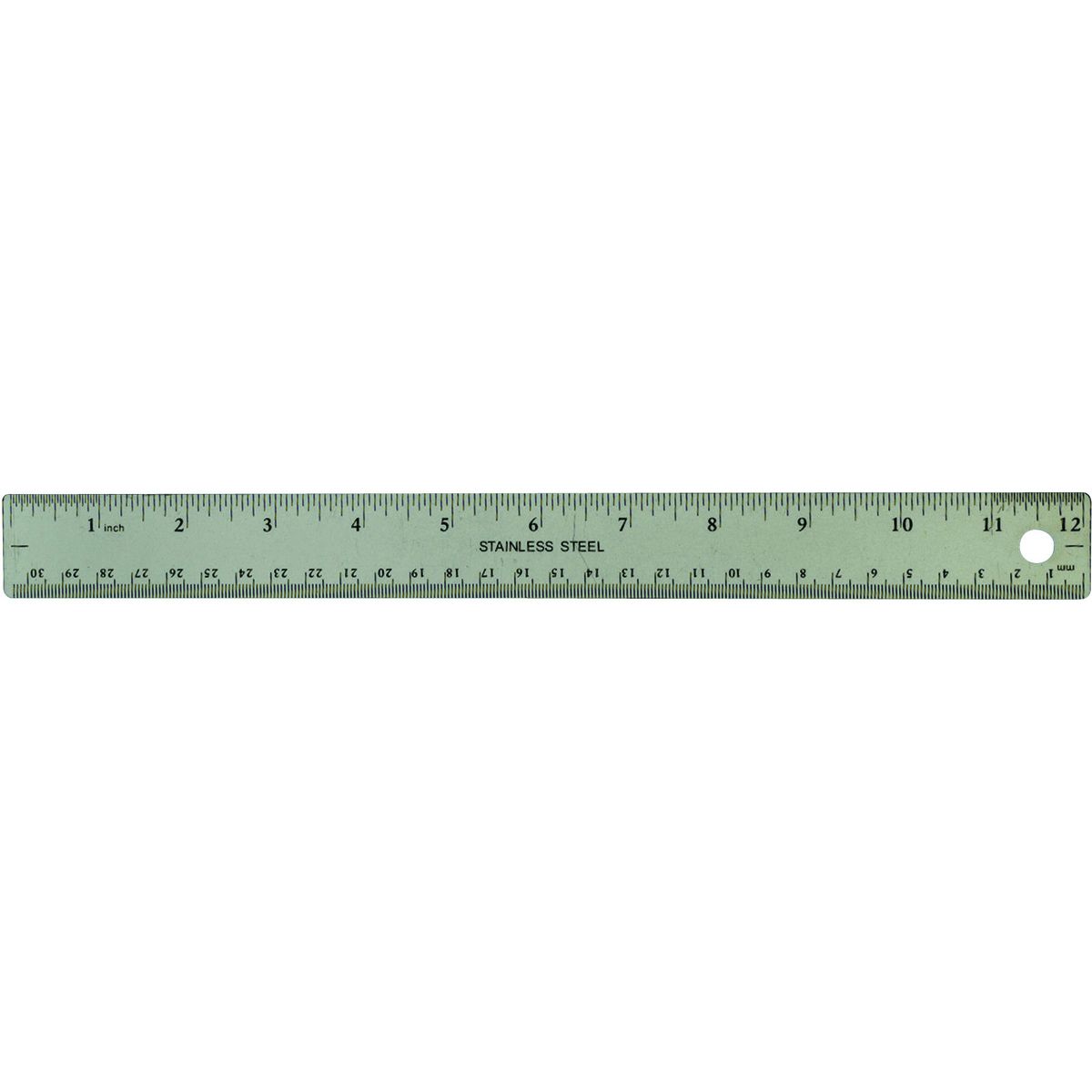 12 In. Stainless Steel Ruler D46423