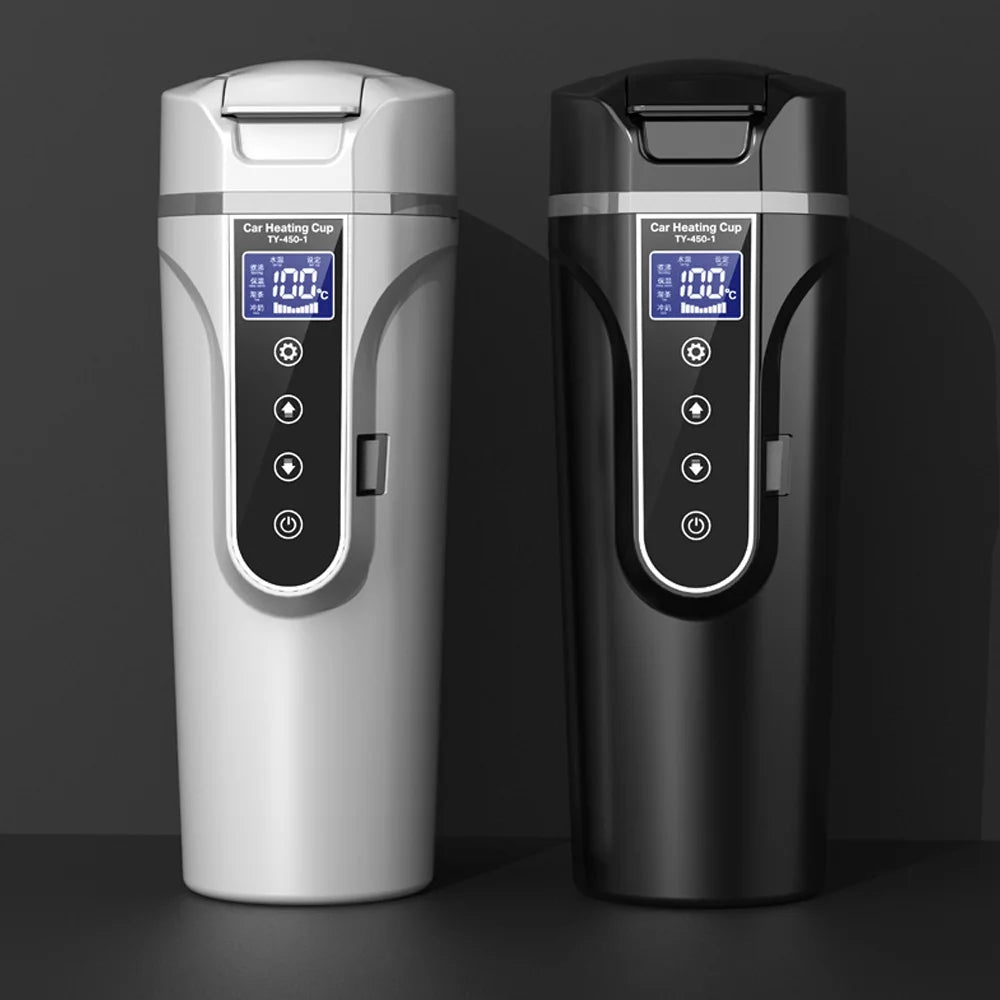 12.0V 24V Car Truck Heated Water Cup Electric Kettle U689938