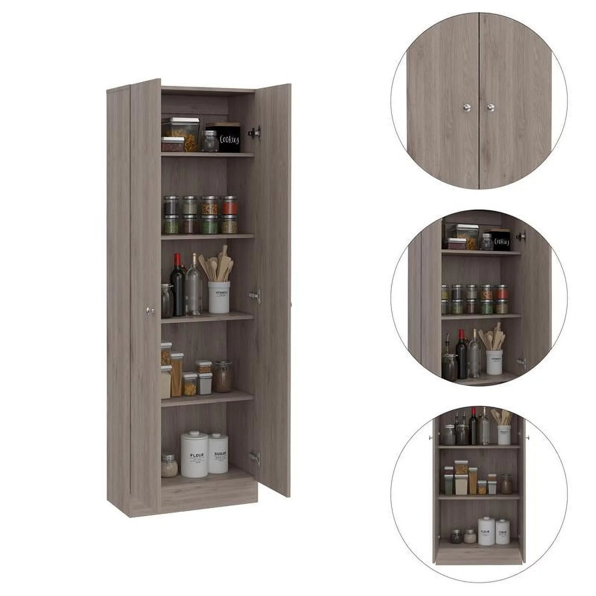 71" Two-Door Pantry Cabinet Q23143