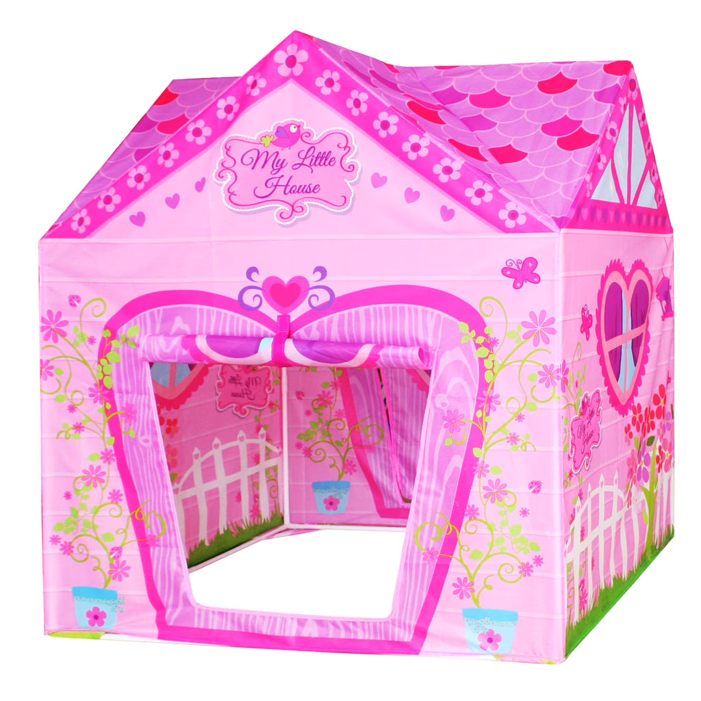 Pink Floral Princess Castle Play Tent F2678