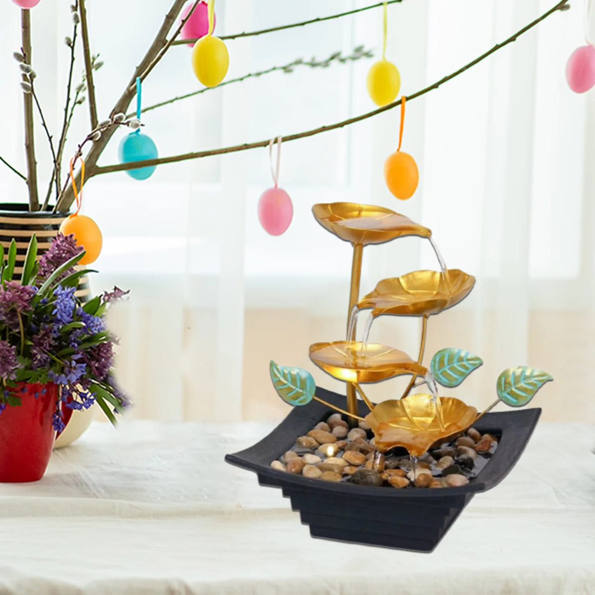 4 Tiers Desktop Waterfall Fountain O15948