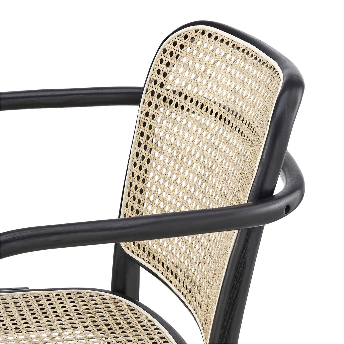 Black Wood Side Dining Chair O544