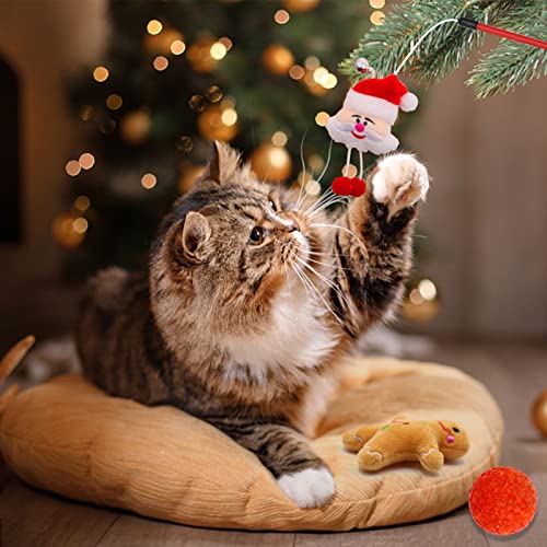 Christmas Dog Rope Toys and Bandana, 9Pcs Rope Chewing Toys X52230