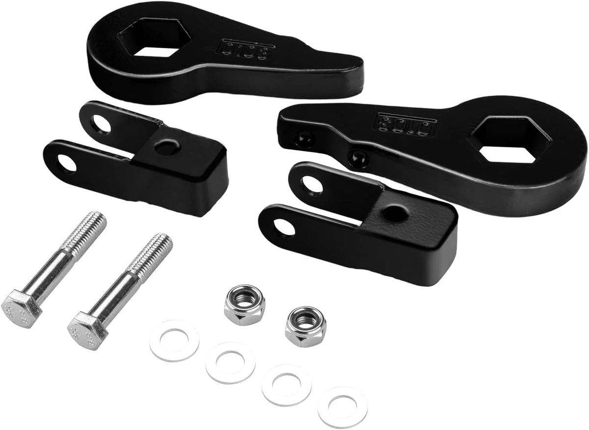 1-3 inch Front Leveling Lift Kit with Shock Extenders Brackets, Pack of 2 C28076