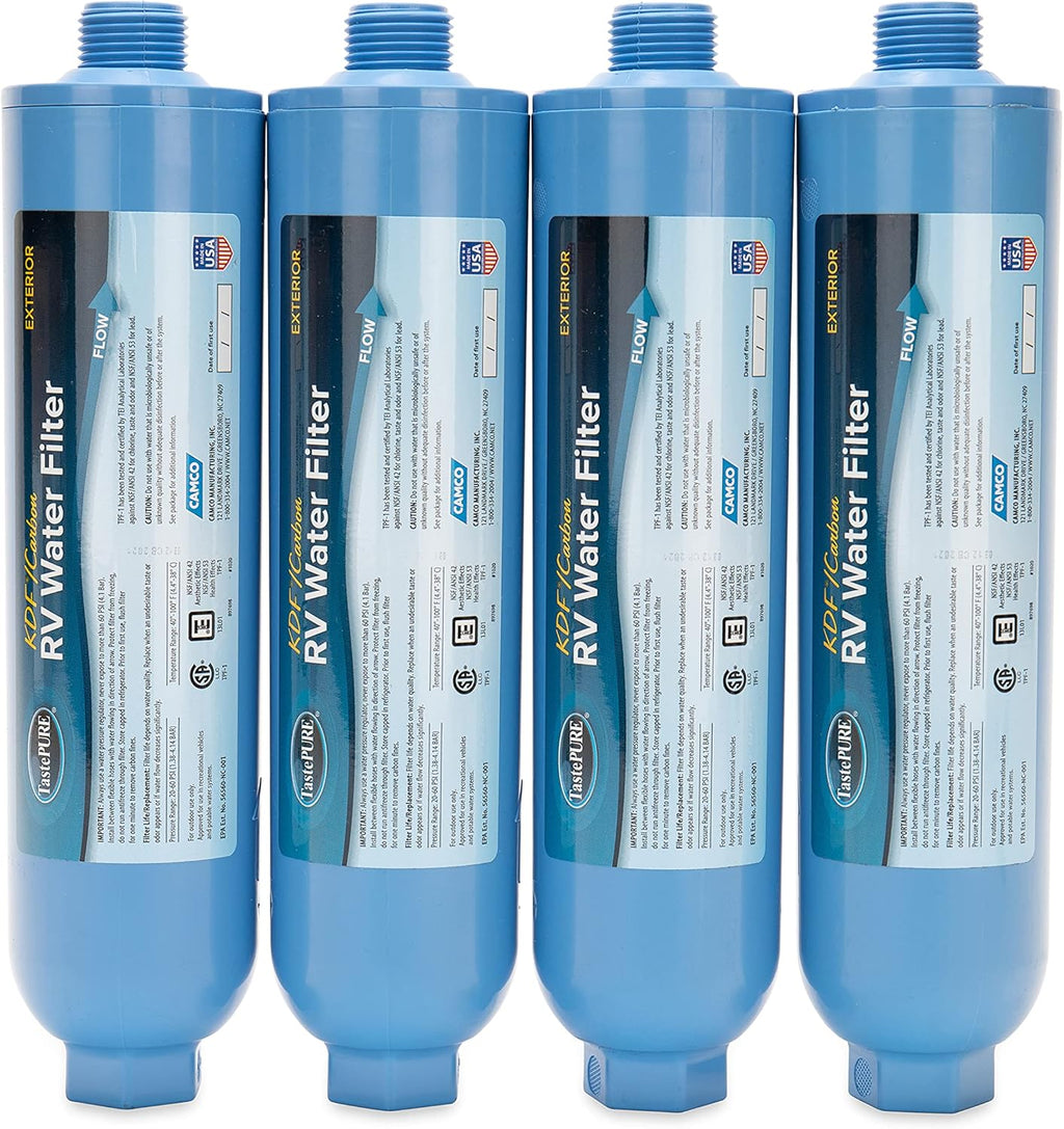 4-Pack Inline RV Water Filter M29409
