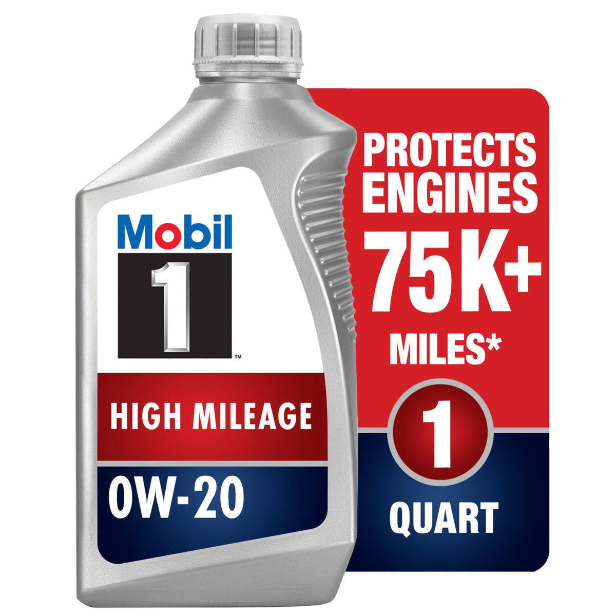 High Mileage Full Synthetic Motor Oil 0W-20 R85789