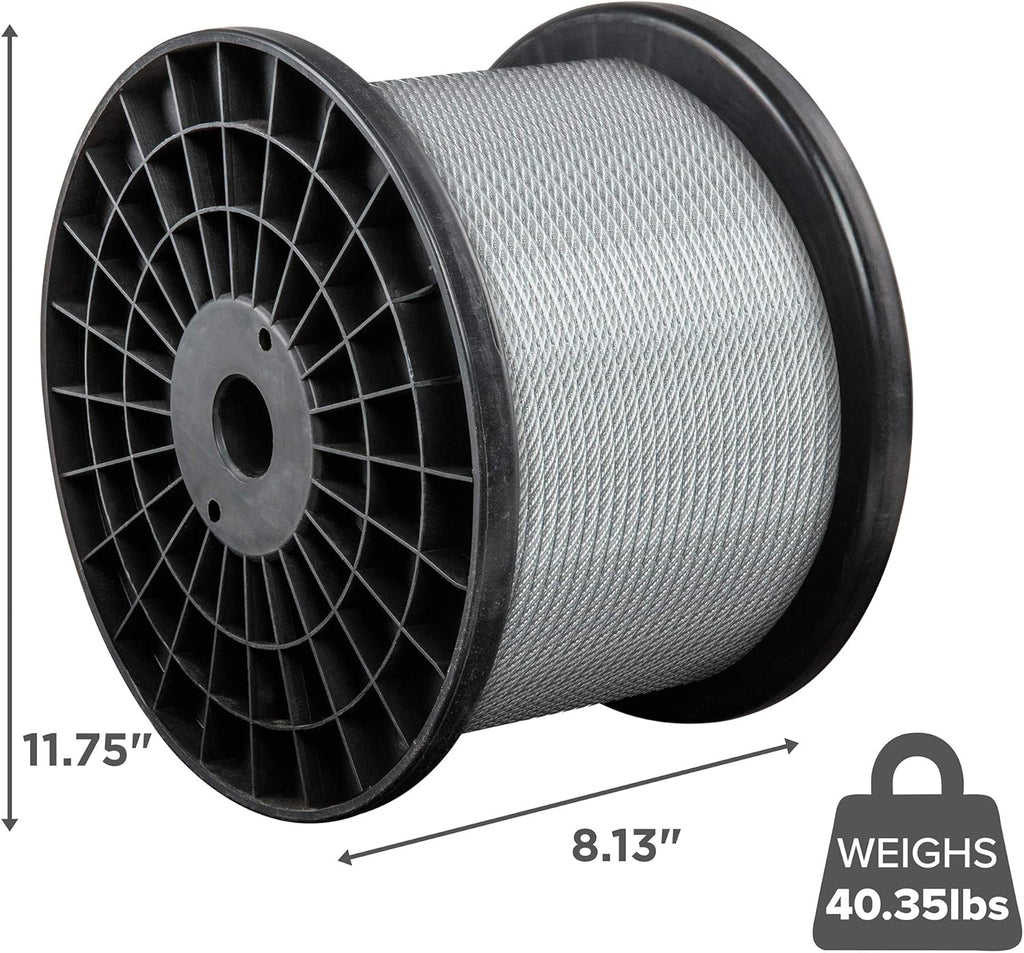 7x7 Wire Rope PVC Coated Galvanized Steel Aircraft Cable E5833