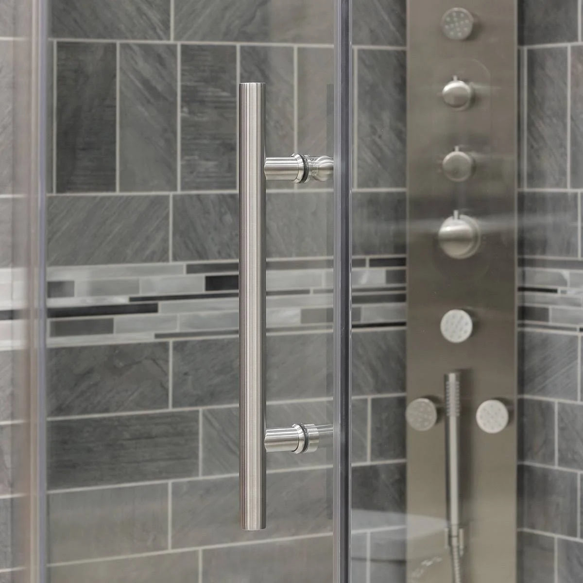 Chrome Pivot Shower Door Trim Q216180
